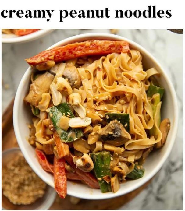 Creamy Peanut Noodles